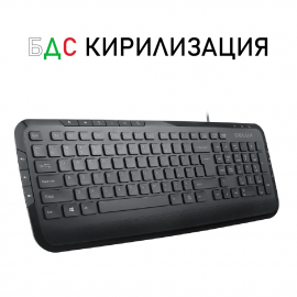 Мултимедийна клавиатура Delux KA160U БДС кирилизация