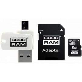 Карта памет GOODRAM All in one 8GB MICRO CARD class 4 + card reader