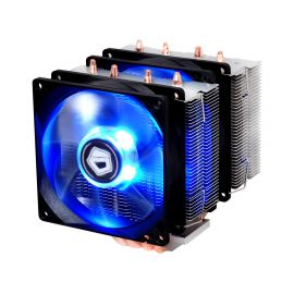 Вентилатор ID Cooling SE-904TWIN за Intel и AMD процесори син LED