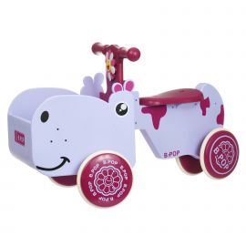 Детска количка за яздене "Хипопотам" със звук и светлина 17262
