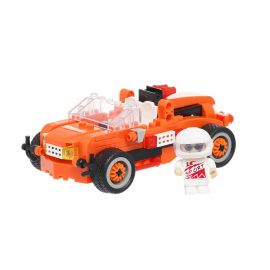 Banbao Конструктор оранжева кола със 108 части 17356