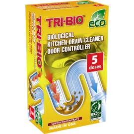 Tri-Bio Tri-bio еко препарат за кухненска канализация, 5 дози 17182