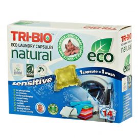 Tri-Bio Натурални еко капсули за пране„бебе“, 14 капсули 15477