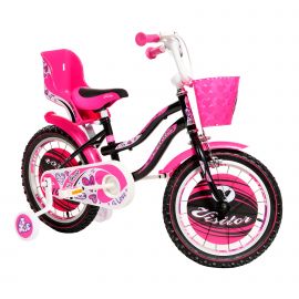 Детски велосипед little heart 16", розов 16705
