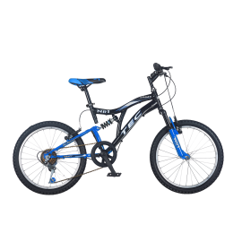 BELDERIA Детски велосипед tec - crazy 20", 7 скорости, черно-син 17162