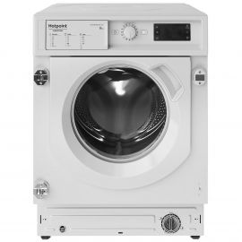 Вградена пералня Hotpoint-Ariston BI WMHG 81485 EU , 1400 об./мин., 8.00 kg, B , Бял