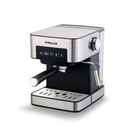Еспресо машина Finlux FEM-1794 , 850 W, 15 bar, 1.6 л, Две цедки за 1 или 2 кафета, Инокс