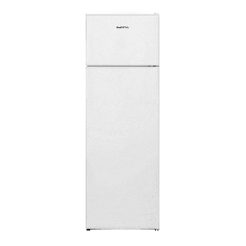 Хладилник с горна камера Daewoo FTL243FWT0BG*** , 243 l, F , Статична , Бял