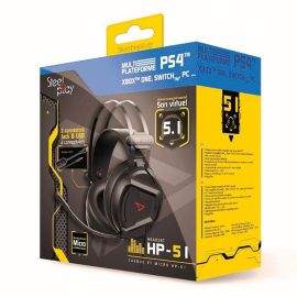 Слушалки с микрофон SteelPlay HP51 5.1 Virtual Sound (MULTI) , OVER-EAR
