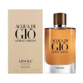 Armani Acqua di Gio Absolu, M EdP, 2018 година, Парфюм за мъже, 75 / 125 ml