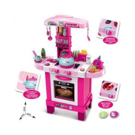 Buba Детска индукционна кухня с чайник, 008-939, розова, NEW022689