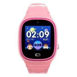 Детски смарт часовник Xmart KW22, 2G, LBS позициониране, Розов