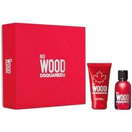 Dsquared2 Wood Red Комплект за жени EDT 30ml Тоалетна вода SG Душ гел 50 ml