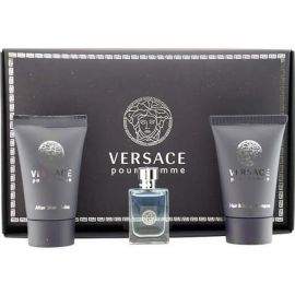 Versace Pour Homme комплект за мъже EDT тоалетна вода 50 ml + афтършейв балсам 50 ml + душ гел 50 ml 