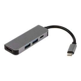 4 в 1 USB Type-C хъб Diva, 2xUSB 3.0, HDMI, Type-C PD
