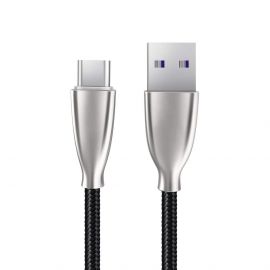 USB Type-C кабел Xmart Excellence Series, 5A, 1.0м, Черен