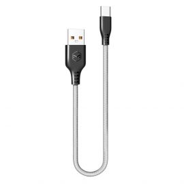 USB Type-C кабел Xmart Warrior Series, 1м, Сив