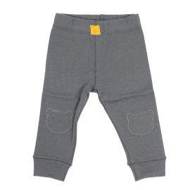  Бебешко панталонче Мече в сив цвят  за момче на 1 и 3 месеца