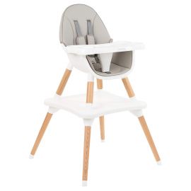 Kikkaboo Дървен стол за хранене Multi 3in1 Grey