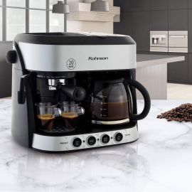 Rohnson R-974 Комбинирана кафемашина за еспресо, капучино и шварц кафе
