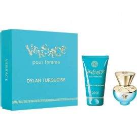 Versace Dylan Turquoise Дамски комплект EDT Тоалетна вода 30ml Body gel Гел за тяло 50ml 