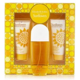 Elizabeth Arden Sunflowers Комплект за жени EDT Тоалетна вода за жени 100 ml Балсам за тяло 100 ml Душ гел 100 ml