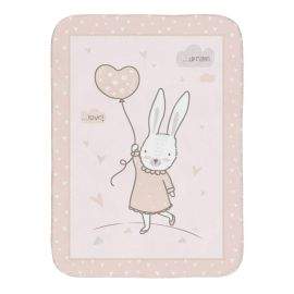 Kikkaboo Супер меко бебешко одеяло 80/110 см Rabbits in Love 31103020133