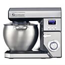 Планетарен миксер Goldmann GM-1115BD, 2200W, 8.5 л, 6 скорости + импулси, Таймер, Иноксова купа, LED, Инокс