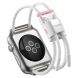 Baseus Lets Go Bracelet Clasp Band - текстилна каишка за Apple Watch 42мм, 44мм (бял)