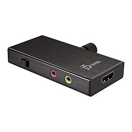 Кепчер адаптер j5 create JVA02, HDMI към USB-C, PD, Черен