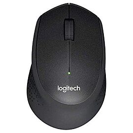 Безжична оптична мишка LOGITECH M330, Silent Plus, USB, Черна