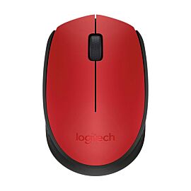 Безжична оптична мишка LOGITECH M171, Червен, USB