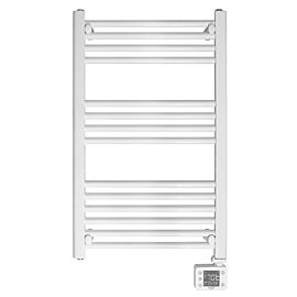 Лира за баня Adler AD 7824, 600W, 13 нагревателни ленти, LED контролер панел, , IP24, Бял