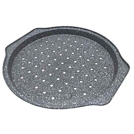 Тава за пица Klausberg KB 7496, 35x33 см, Мраморно покритие, Сив