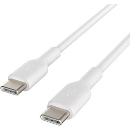 Кабел Belkin BoostCharge USB-C към USB-C 1M, Бял CAB003bt1MWH