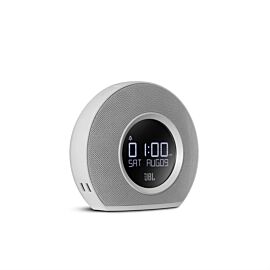JBL Horizon - bluetooth спийкър с функции будилник, радио и LED подсветка за iPhone, iPod, iPad и мобилни устройства (бял)