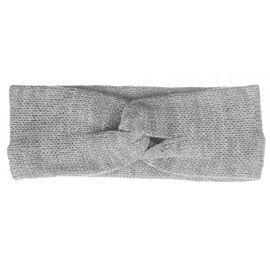 KitSound Audio Interlocking Headband - вълнена лента за глава с вградени слушалки за iPhone и мобилни устройства (сив)