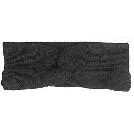 KitSound Audio Interlocking Headband - вълнена лента за глава с вградени слушалки за iPhone и мобилни устройства (черен)