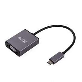 LMP USB-C to VGA Adapter - адаптер за свързване от USB-C към VGA (тъмносив)