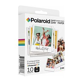 Polaroid Zink Media - фотохартия Zink 3x4 инача за Polaroid POP Instant Camera (10 пакета)