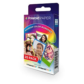 Polaroid Rainbow Border Premium Zink Photo Paper - фотохартия Zink 2x3 инача (20 пакета)