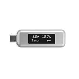 LMP USB-C Power Meter - уред измерване на ампеража, волтаж и амперчасове за USB-C устройства (сребрист)
