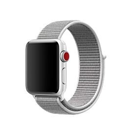 Apple Seashell Sport Loop - оригинална текстилна каишка за Apple Watch 38мм, 40мм (сив) (bulk)
