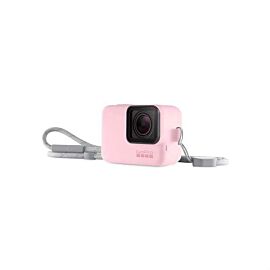 GoPro Sleeve + Lanyard - силиконов калъф с връзка за GoPro камери (розов)