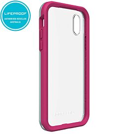 LifeProof Slam - удароустойчив кейс за iPhone XS, iPhone X (червен-син)