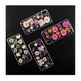 4smarts Soft Cover Glamour Bouquet - силиконов (TPU) калъф с цветя за iPhone XS, iPhone X (прозрачен-бял)