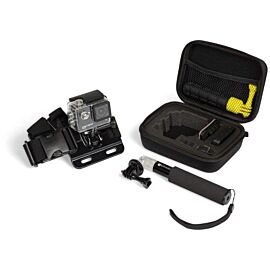 Kitvision Action Camera Starter Kit - комплект калъф за GoPro и екшън камери, нагръдник (ремък за рамена) и монопод (селфи стик)