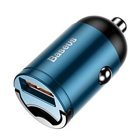 Baseus Tiny Star Mini Quick Charge Car Charger 30W VCHX-A03 - зарядно за кола с USB изход и технология за бързо зареждане (син)