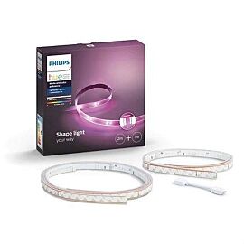 Philips Hue Lightstrip Plus 2M + 1M Bundle - комплект удължителни LED ленти 2 метра + 1 метър за безжично управляемо осветление за iOS и Android устройства