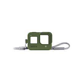 GoPro Sleeve + Lanyard - силиконов калъф с връзка за GoPro HERO8 Black (тъмнозелен)